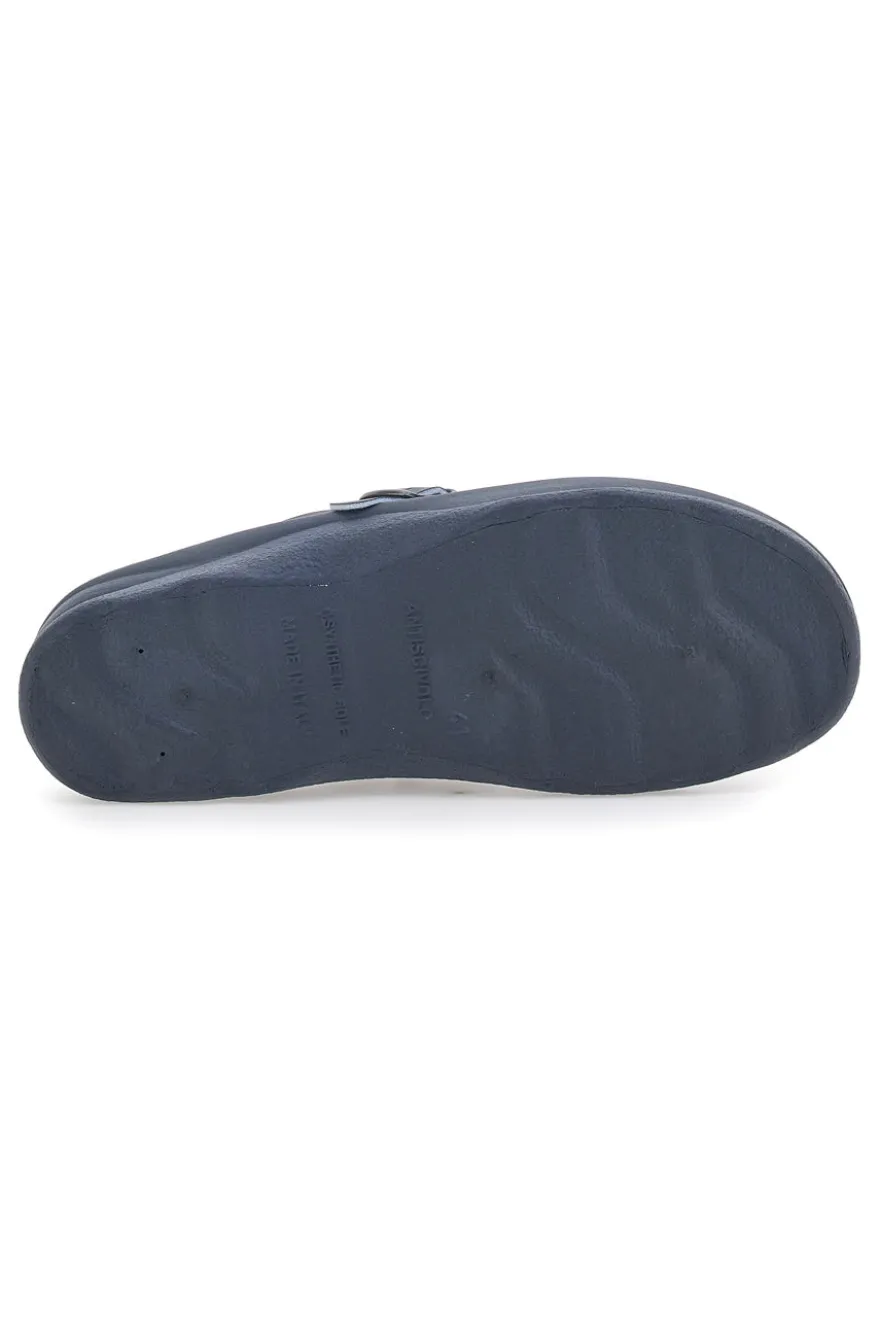 Ciabatte Blu Con Soletta Anatomica Made In Italy Le Soft 50010