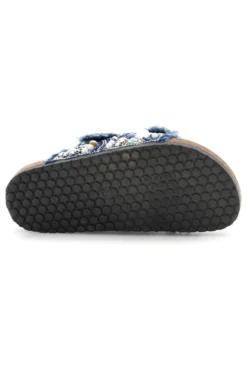 Ciabatte Blu con Strass e Doppia Fibbia Pitt kids 14613