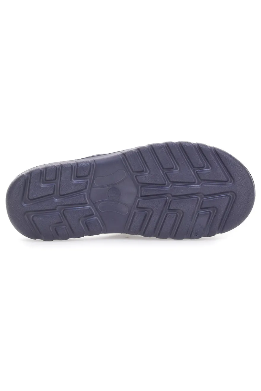 Ciabatte blu monoscocca con logo EVERLAST EV064