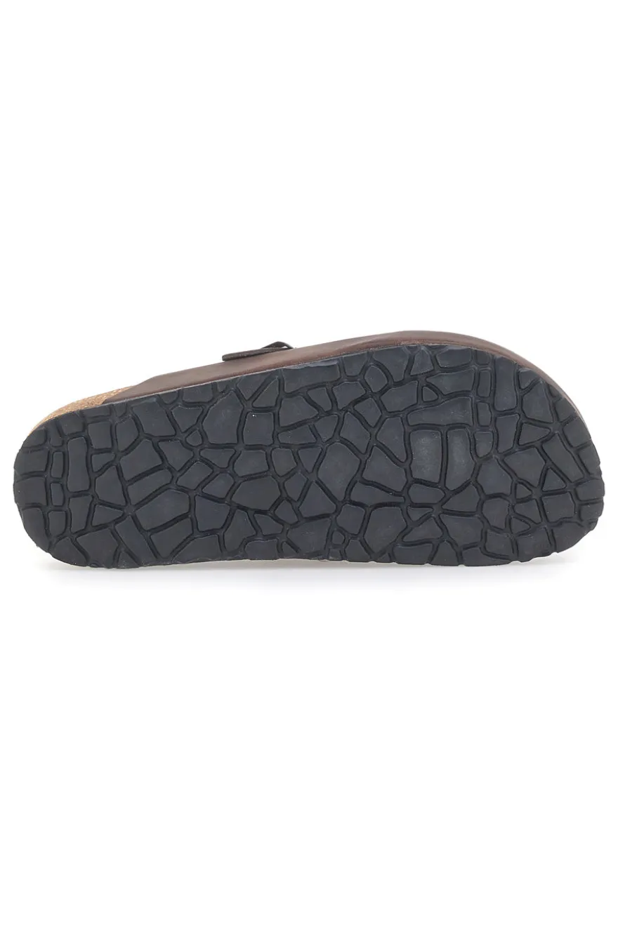 Ciabatte Chiuse Testa di Moro con Sottopiede in Pelle Made in Italy PITTARELLO TIERRA 335A013PR