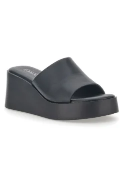 Ciabatte con Flatform Nere Rock'n Doll 390274