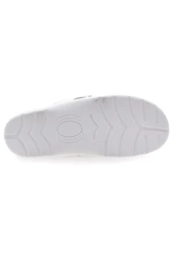Ciabatte da Lavoro Bianche In Pelle MR Chef 8015