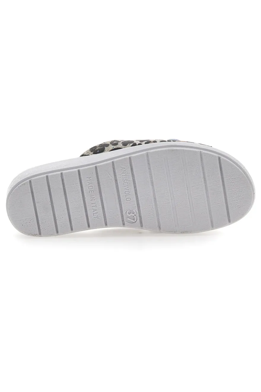 Ciabatte da Lavoro Coveri World 132 Leopardate