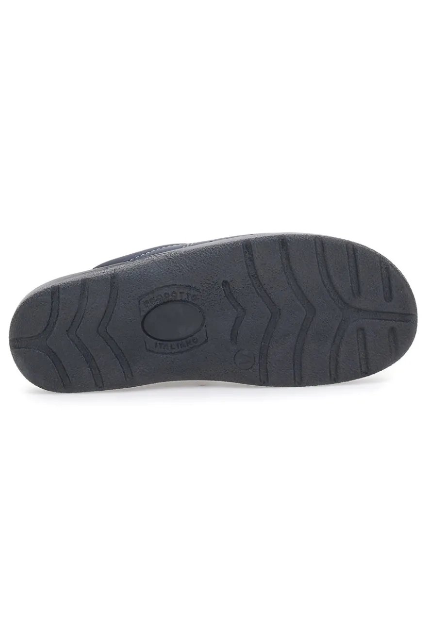 Ciabatte da Lavoro MR Chef 8028 Blu Vera Pelle