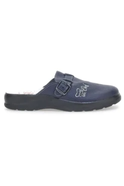Ciabatte da Lavoro MR Chef 8015 Blu Vera Pelle