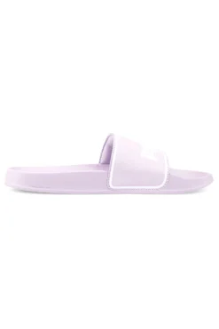 Ciabatte da piscina lilla con fascia imbottita e plantare sagomato Puma Leadcat 2.0