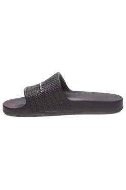 Ciabatte da piscina nere con fascia logata Under armour 6007533 001