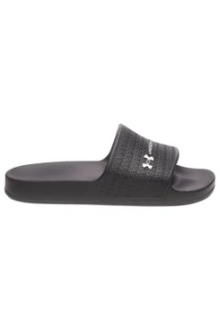 Ciabatte da piscina nere con fascia logata Under armour 6007528 001