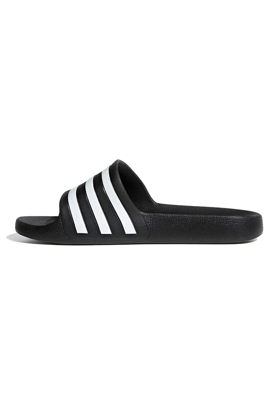 Ciabatte da Piscina nere con strisce Adidas Adilette Aqua