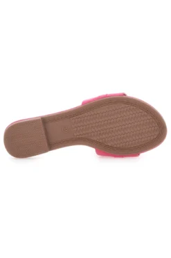 Ciabatte Flat Rosa Con Catena Mon Dieu 3396