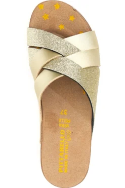 Ciabatte Gold con Glitter Pittarello Bio 293520