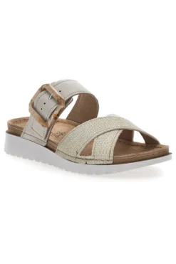 Ciabatte incrociate beige Inblu 46CN