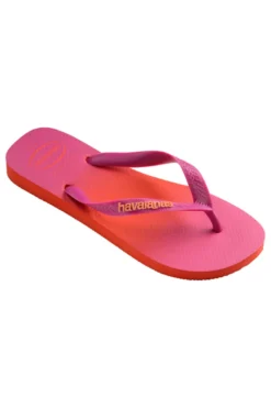 Ciabatte Infradito Fucsia e Arancione con Effetto Sfumato Havaianas Top Fashion