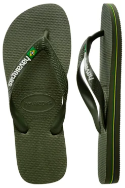 Ciabatte Infradito Havaianas Brasil Logo Verdi