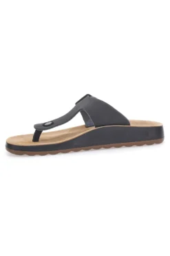 Ciabatte Infradito nere con shock absorbing plantare anatomico Fly Flot 782154C