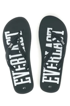 Ciabatte infradito nere logate Everlast EV08