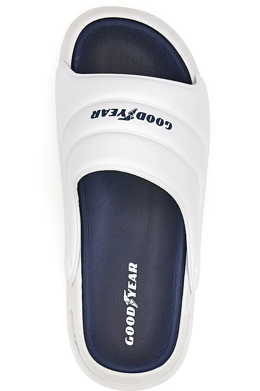 Ciabatte In gomma Goodyear 31001 Bianche