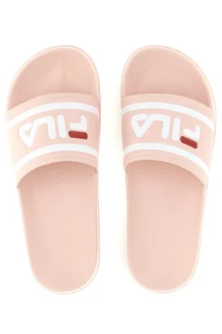Ciabatte in gomma rosa con logo Fila Morro Bay