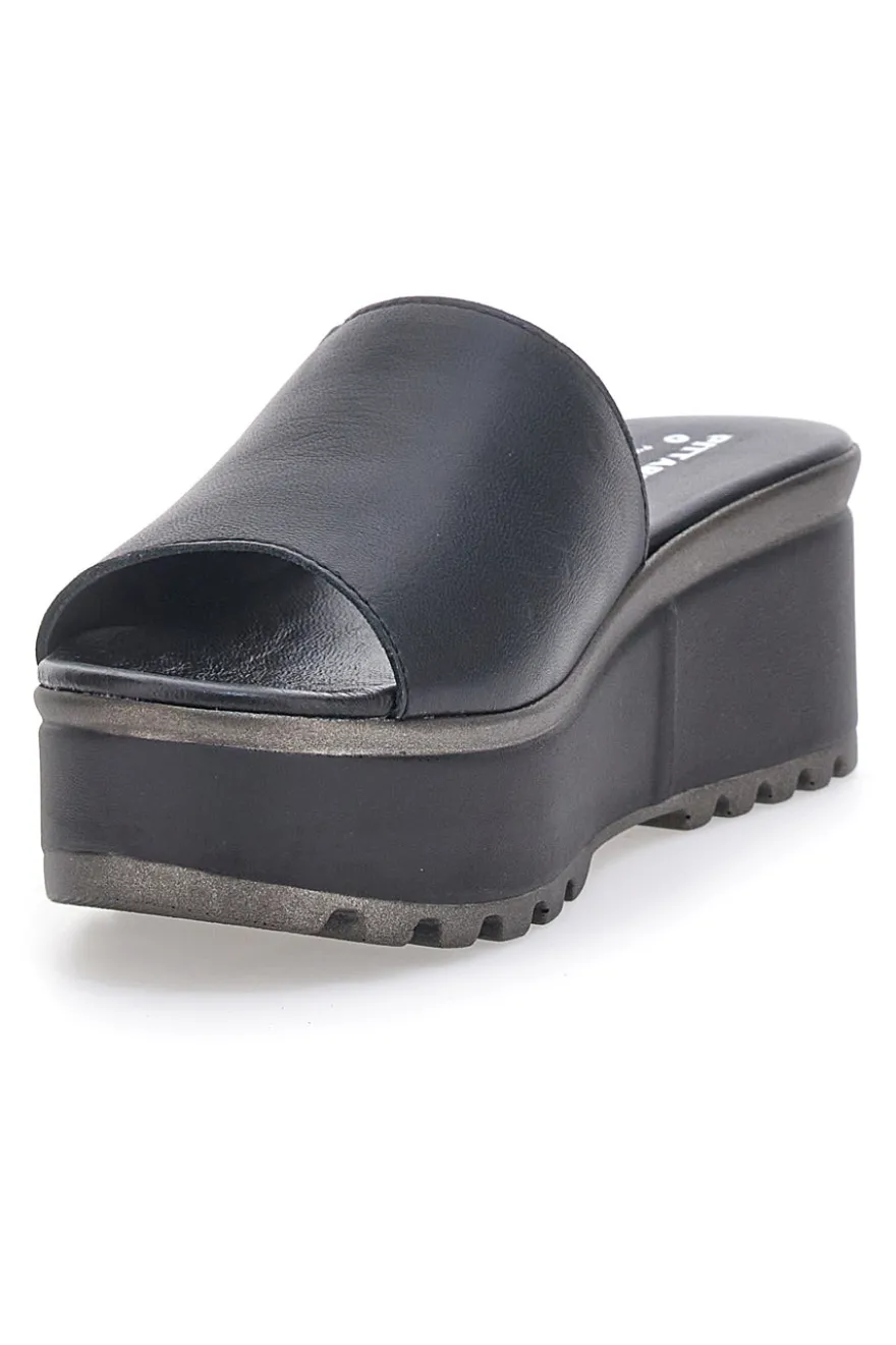 Ciabatte in vere pelle nere PITTARELLO LOVE 3000101
