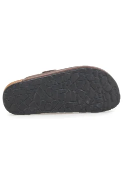 Ciabatte marrone con fibbia in vera pelle Pittarello Tierra 335A013PR