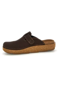 Ciabatte marroni con sottopiede in pelle Inblu 24 ED
