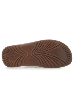 Ciabatte Marroni Con Strappi in Velcro Inblu 106 Fn