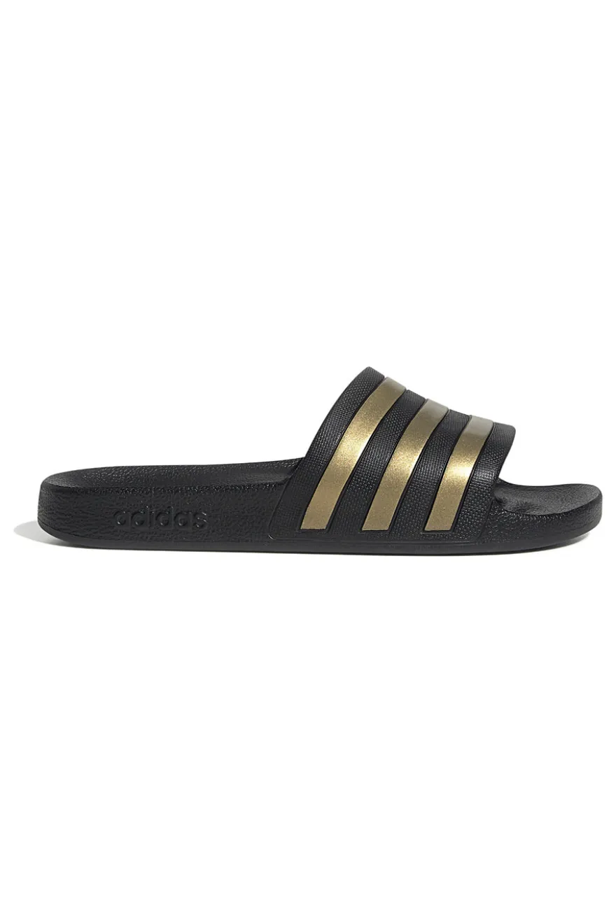 Ciabatte Nere Con Dettagli Oro Adidas Adilette Aqua