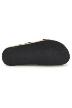 Ciabatte nere con doppia fascia regolabile e suola platform Superga S11T228