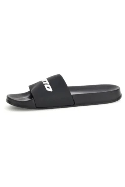 Ciabatte nere con fascia logo Lotto L97Y914