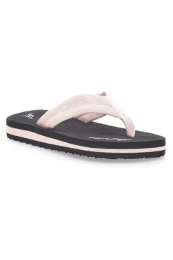 Ciabatte nere con fascia rosa Australian AU24W409