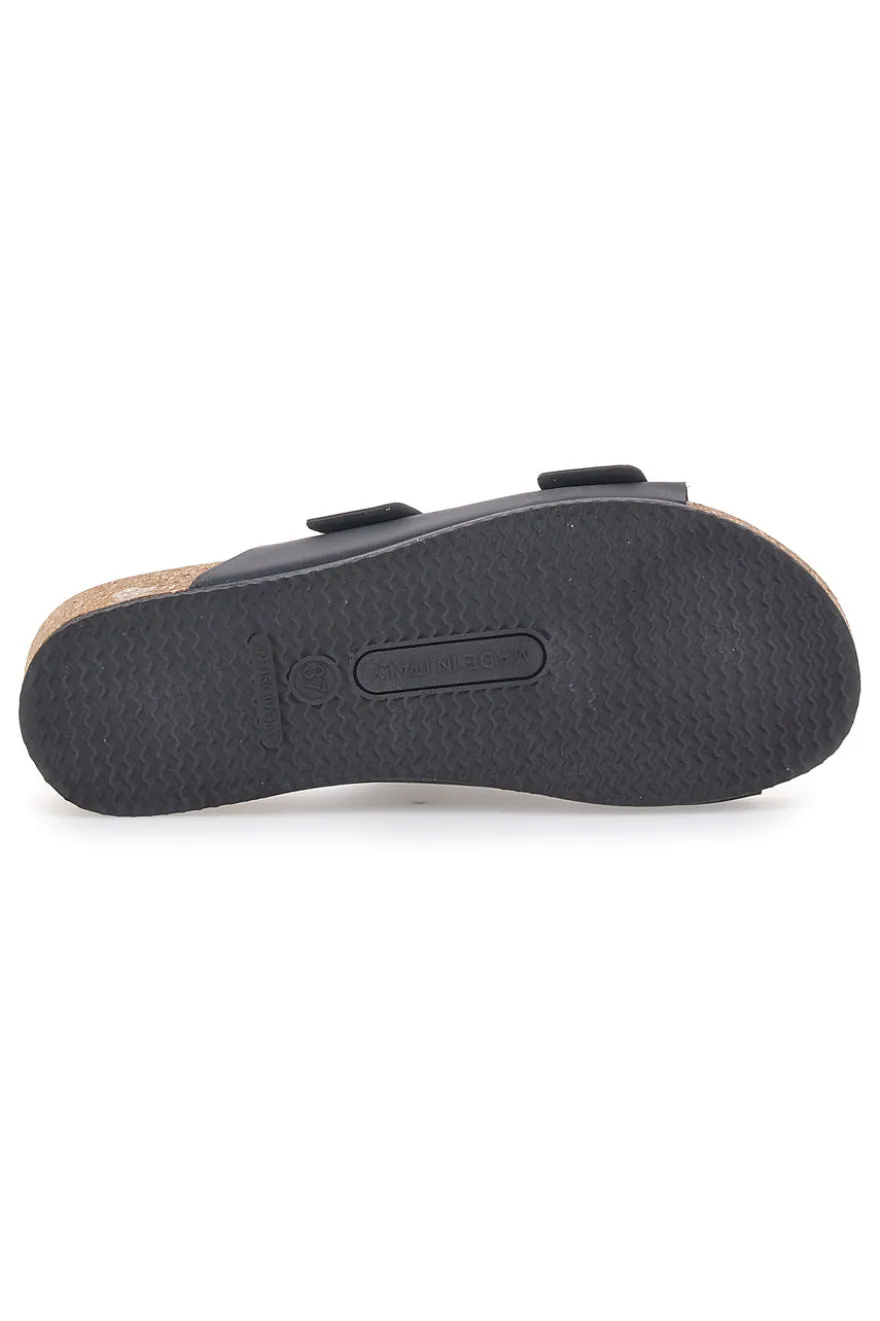 Ciabatte Nere con Fibbia Pittarello Bio 293350