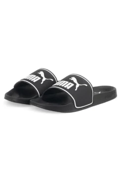 Ciabatte nere con logo bianco Puma Leadcat 2.0