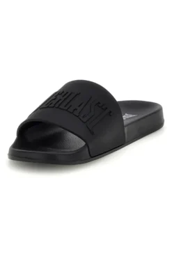 Ciabatte nere con logo Everlast EV068
