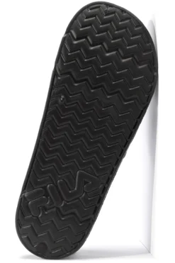 Ciabatte nere con logo maxi Fila FFT0028
