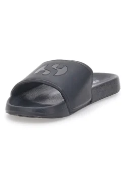 Ciabatte Nere Fascia Singola Logo Superga 24S753