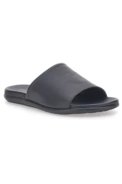 Ciabatte Nere in Pelle Made in Italy JERPOINT 8113