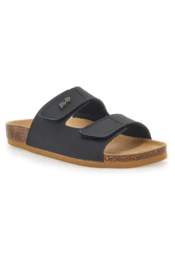 Ciabatte Nere Made In Italy Con Sottopiede In Vera Pelle Bio Up 26411