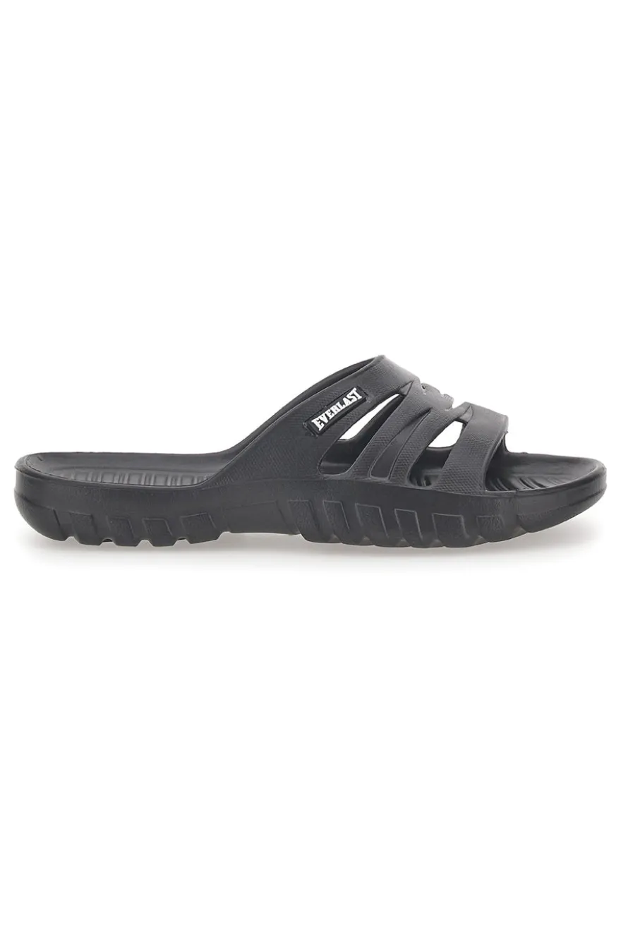 Ciabatte nere monoscocca con logo EVERLAST 2T2L 1851