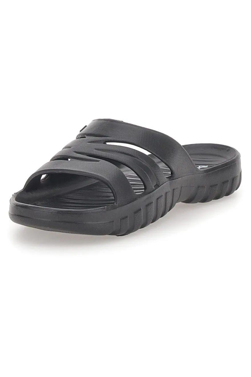 Ciabatte nere monoscocca con logo EVERLAST 2T2L 1851