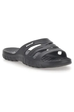Ciabatte nere monoscocca con logo EVERLAST EV064