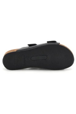 Ciabatte nero sottopiede in vera pelle Pittarello eco 293A350SR