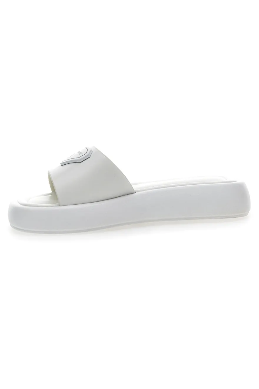 Ciabatte Platform Laura Biagiotti 8173 Bianche
