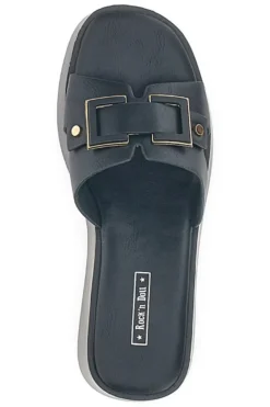 Ciabatte Platform Nere Rock'n Doll 390275