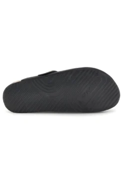 Ciabatte Sabot nere con fibbia regolabile Superga S11U700