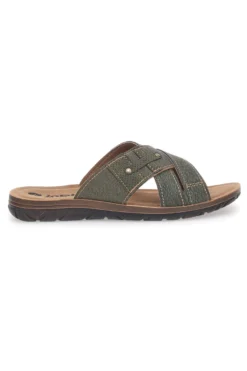 Ciabatte verdi incrociate comfort Inblu 09 VT