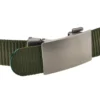 Cintura Verde Militare in Tessuto con Fibbia Automatica Indigeno Metropolitano PITTF63-A