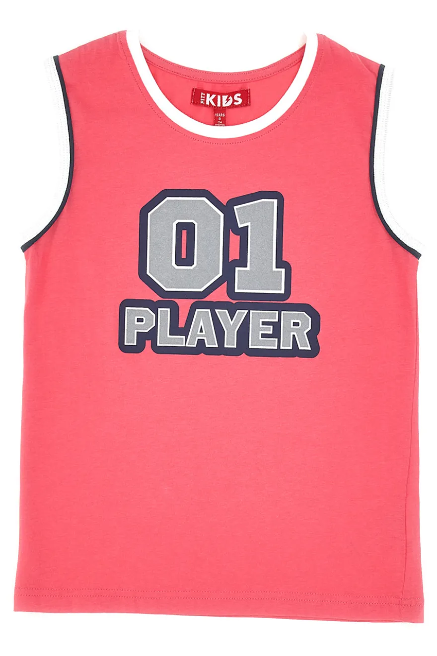Completo Rosa con Stampa Color Argento Pitt Kids PT-G-SE-05071