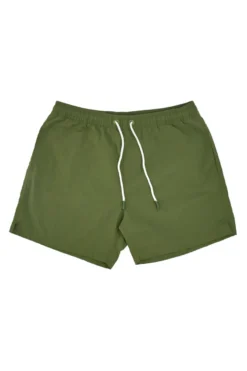 Costume Boxer Mare Verde da Uomo Con Tasche Aqu77 001