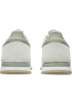 Cremefarbene und grüne Sneakers mit Ortholite-Einlegesohle ASICS Tiger Runner II