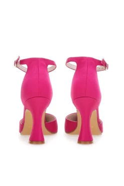 Décolleté a Punta Pittarello Love 704 Raso Fuxia